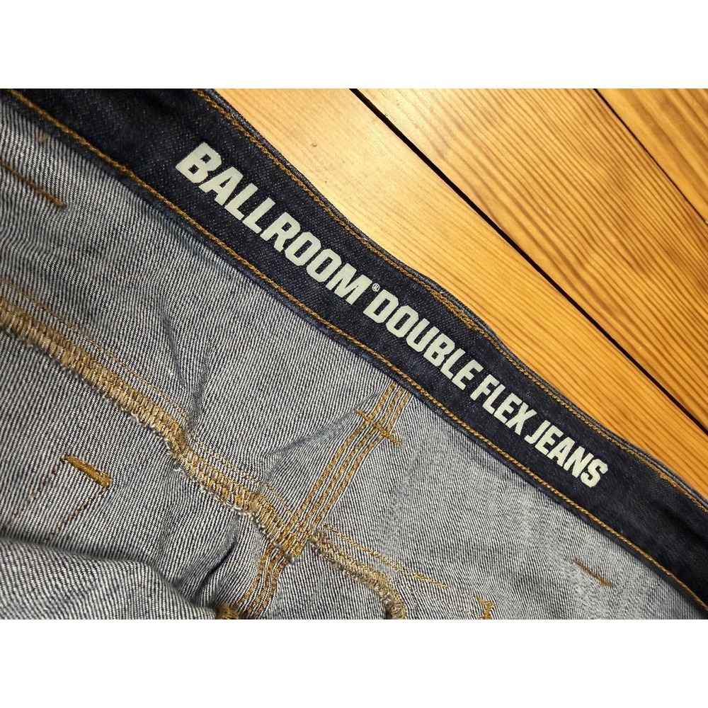 Duluth Ballroom Double Flex Jeans Men's 40x30 Blue Denim Relaxed Fit Dark Wash - Picture 2 of 10